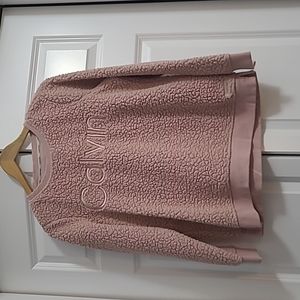 Pink Calvin Klein Sherpa